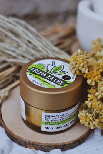 Slika Krema za lice od ruže i smilja 50ml